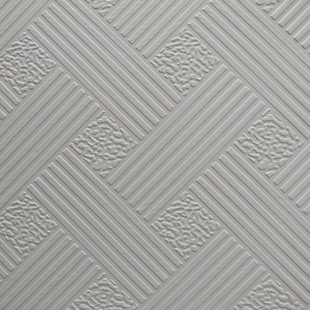 Cheap 2x2 PVC Gypsum Board Waterproof Fireproof Suspended Ceiling Tiles with Square Edge and Ceiling Grid for Apartment Use