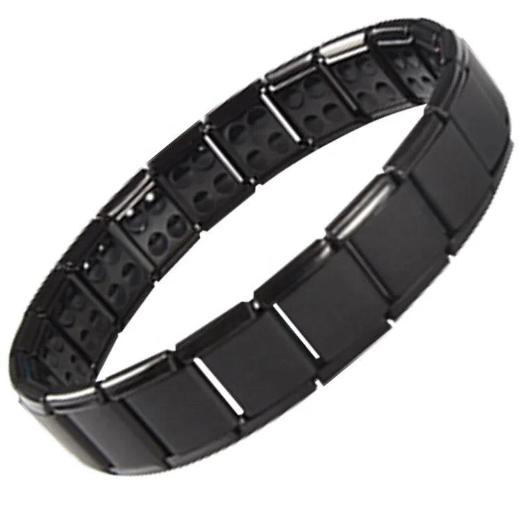 E-store/2019 Spring Fashion Black Energy Bracelet With Germanium Stone