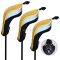 3pcs/Set Interchangeable Hybrid Golf Club Headcovers
