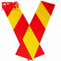 Heavy Vehicle Rear Marking Reflective Sticker Plate Reflectors Marker Board for Safety