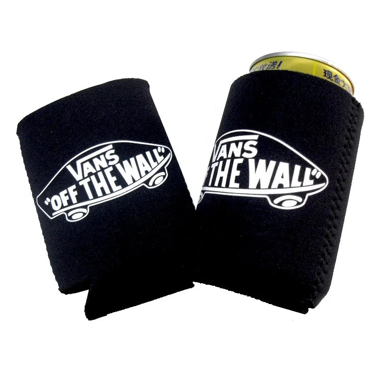 Custom 3MM Insulator Neoprene Beer Cozy Can Cooler Sleeve Stubby Holder with Letter Pattern Printed for Business Promotion