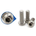 Stainless Steel 304 316 ISO7380 Screw Pan Head Socket Screw