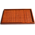 Wholesale Creative Handmade Japanese Style 30cm Rattan Wood  Serving Tray