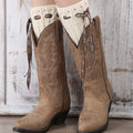 New Women Thick Leg Warmers Knitting Boot Socks Female Winter Warm Fleece Boot Cuffs