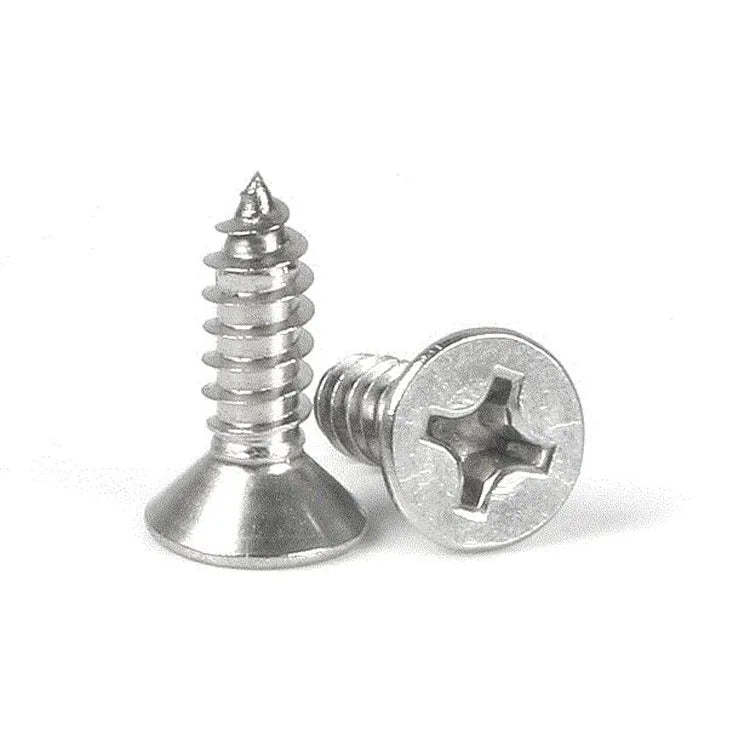DIN7982 Stainless Steel Self-Tapping Countersunk Screws Metric Measurement System