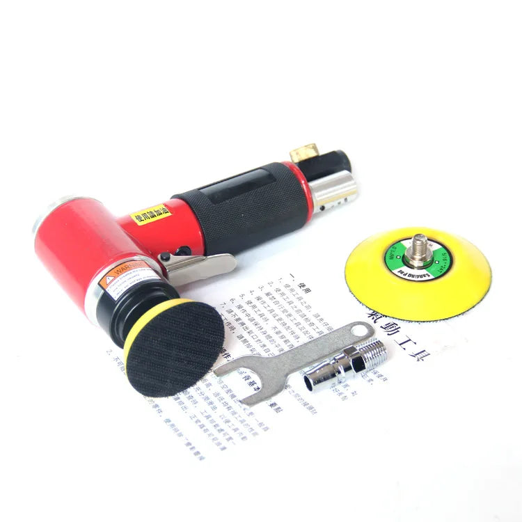2" 3" Straight Core Low Speed air Angle Sander Pneumatic Sandpaper Machine Car Waxing Polisher air Grinder for Polishing