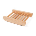 Classical Hot Sell Handmade Eco-Friendly Beech Wood Waterproof Anti-Slip Durable Soap Holder Dish for Bathroom Use