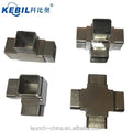 Stainless Steel Polished Adjustable Handrail Bracket Square Steel Tube Connector 1 Piece