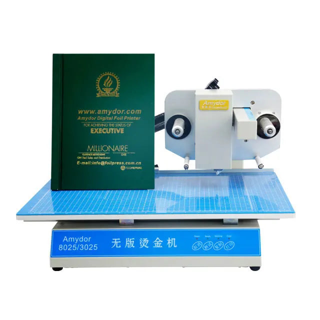 Passport PVC Card Leather Foil Printing Machine for Menu