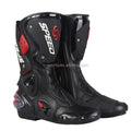 Riding Tribe Microfiber Leather Motorcycle Boots Pro Biker SPEED Moto Motor Bike Racing Shoes Motocross Motorbike Boots