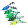 Topwater Frog Lures 5.5CM 8G Soft Fishing Lures Rubber Frog Bait