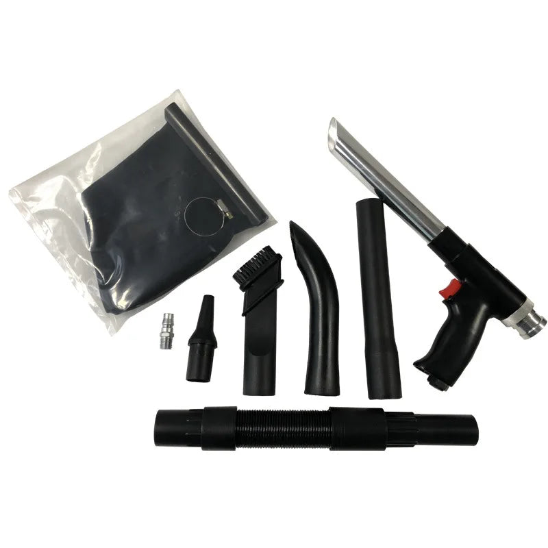 High Quality Pneumatic Tools High Power Air Dust Gun Kit Dual Purpose High Pressure Heavy Duty Air Vacuum Blow Gun Set