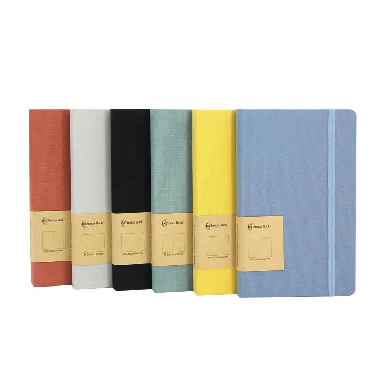 LABON Notebook Stock NotebookA5 Hardcover 100GSM Ivory Paper Fabric Journal Notebook With Lined Inner Page