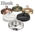 Retro Ceiling Rose Hook Plate Vintage Light Fitting Accessory DIY Metal 110mm Electro-plated