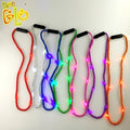 Neon-Glo Orange LED Flashing PS Material Holiday Gift Necklace Beads-Economical Funny Party Favor for Events