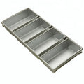 Customized alu-steel 4 Strap Open Top Bread Pans
