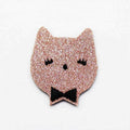 New Arrival Glitter Cat Applique Embroidery Patch Iron on for Clothing Sequin Heat Transfer Patches for Hat