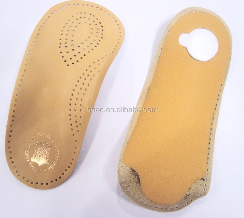 Leather Arch Orthotic 3/4 Insole