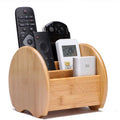 Wholesale Handmade Natural Bamboo Eco-Friendly Desk Organizer Holder with 3 Dividers Welcome OEM/ODM