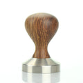 Coffee Espresso Tamper Wooden Handle Stainless Steel Base Coffee Tamper 49MM 50MM 51MM 52MM 53MM 57MM 58MM Distributor