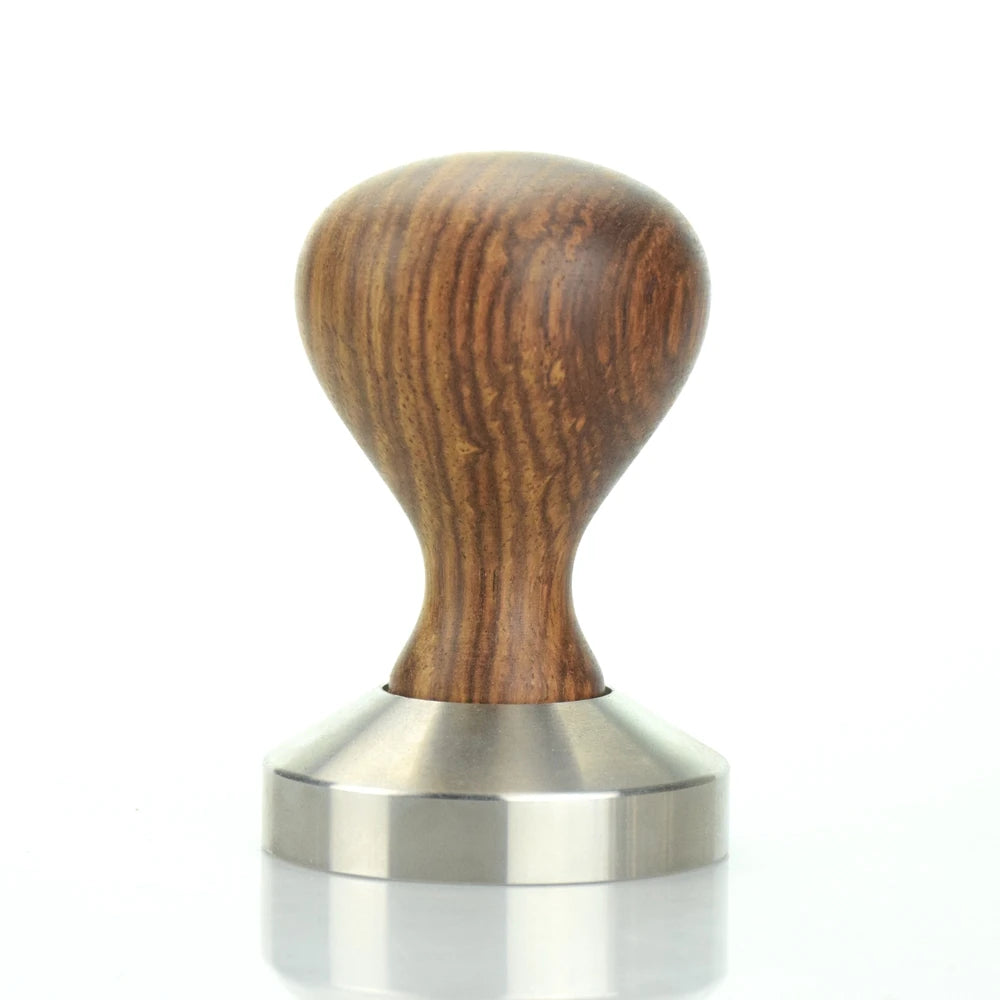 Coffee Espresso Tamper Wooden Handle Stainless Steel Base Coffee Tamper 49MM 50MM 51MM 52MM 53MM 57MM 58MM Distributor