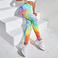 New Arrivals Tie Dye Yoga Leggings Active Wear Yoga Set Print Pattern Women Gym Pants