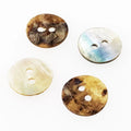 Wholesale Decorative Custom 9mm-30mm Two Hole Sewing Natural Agoya Shell Buttons