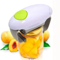Amz Hot Selling Home Kitchen Handheld Food Jar Auto Mama One Touch Tin Opener Automatic Electric Can Jar Opener