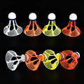 WHIZZ Colorful Wind Resistance 3pcs Nylon air Shuttle Beach Entertainments Badminton Shuttlecocks