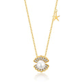 Qingxin CUSTOM OEM Fine Jewelry 925 Sterling Silver 18k Gold Plated Star Shell Freshwater Pearl Women Mom Day Gift Necklaces