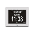 2025 Best Christmas Gift ABS Case New Design Led Digital Calendar Day Clock 8 Inch for Dementia Elderly