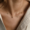 Fashion Mothers Day Mom Gift Gold Plated Stainless Steel Initial Letter MAMA Necklace for Women