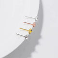 Factory 925 Sterling Silver Stud Earrings Wholesale for Women DIY Jewelry Making Accessories