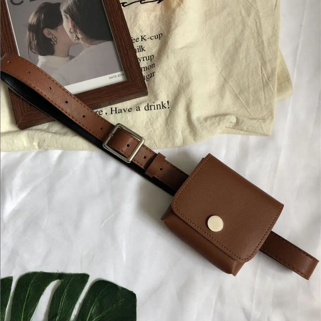 Fashion Lady Wallet Purse Bag with Belt Travel Gift Decoration Card Bag Fashion Lady Wallet Purse Bag with Belt
