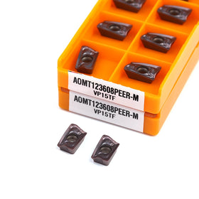 Milling Inserts AOMT123608PEER-M VP15T Carbide Inserts Metal Lathe Tools AOMT 123608 Milling Cutting Tool CNC Turning Tool
