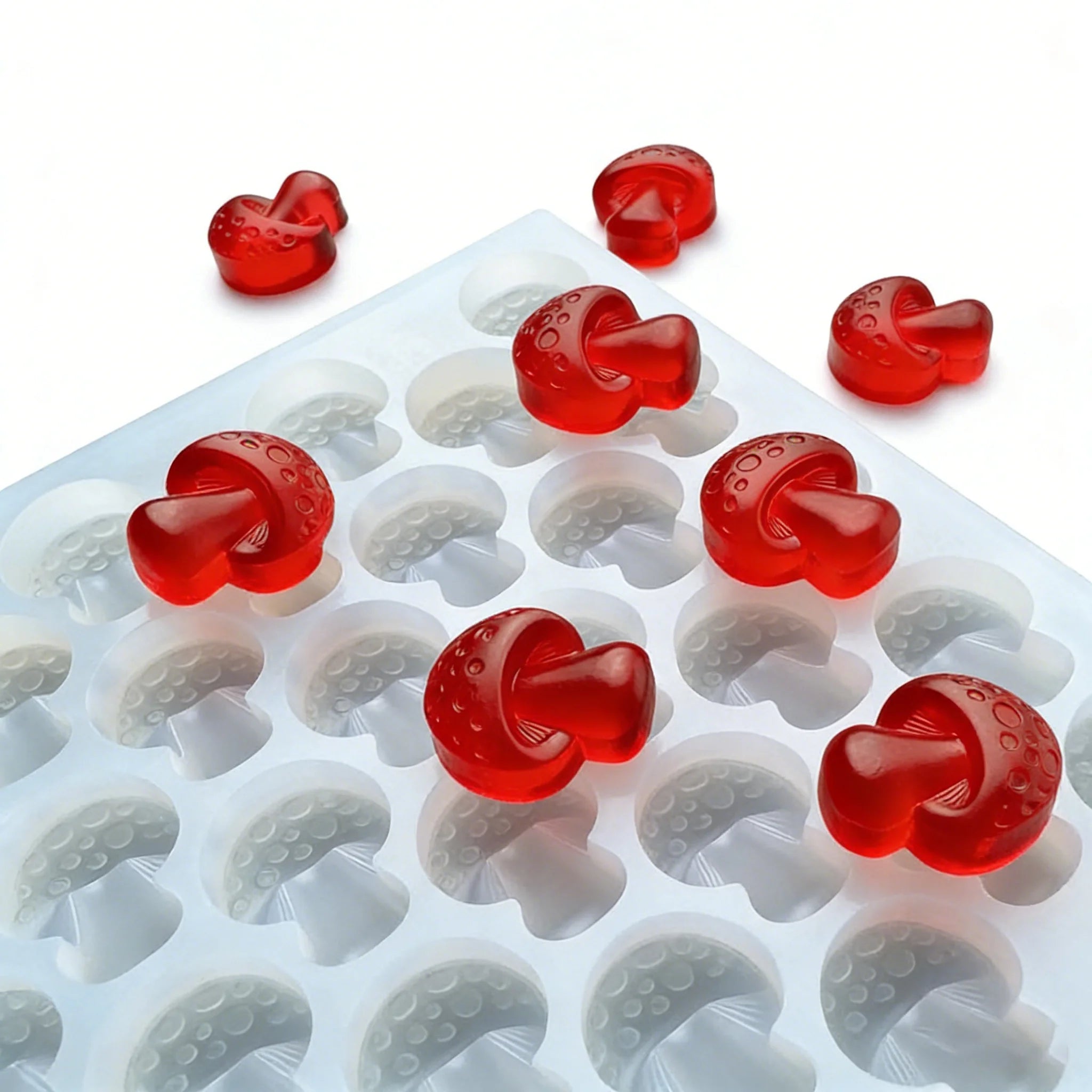 4.5ml Customized Square Shape Eco-Friendly Silicone Food Grade Candy & Chocolate Gummy Bear Mold Easy to Demould