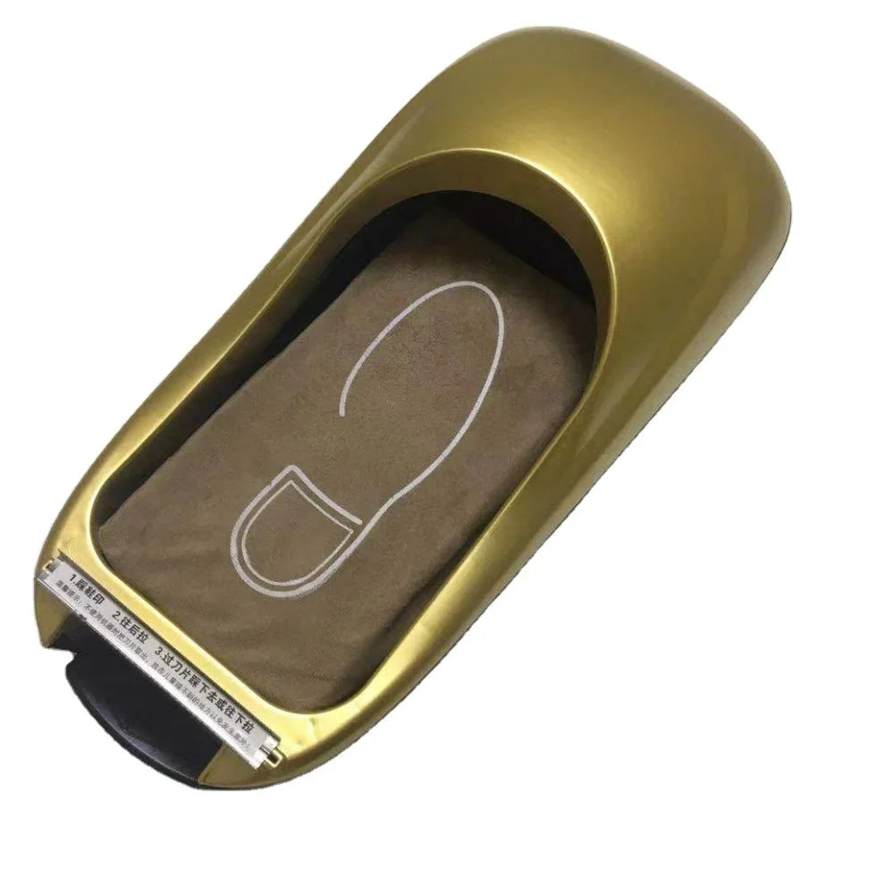 High Quality  Cheap Price Shoe Film Dispenser Automatic Shoe Film Machine for Plastic Waterproof Shoe  Films(gold Color)