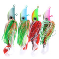 100g Wholesale Heavy Octopus Sea Squid Skirt Metal Fishing Octopus Lures