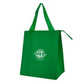 DIMPLES Non-Woven Lunch Tote Bag Foil Laminated PE Foam Insulation Zipper Closure Letter Pattern Medium Size Cooler Bags
