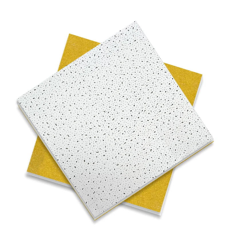 Professional Modern Acoustic Board 595x595x12mm Decorative Environment-Friendly Materials Square Fireproof for Hospital Use