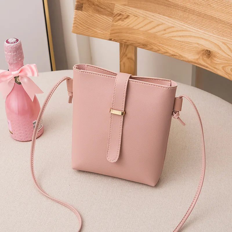 2024 Fashion Pu Leather Women's Handbags Large Capacity Designer Casual Ladies Tote Female Bucket New Women Shoulder Bag