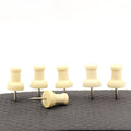 Art Deco Bamboo & Wooden Office Push Pins-Hanging Decorative Thumb Tacks for Cork Board and Map