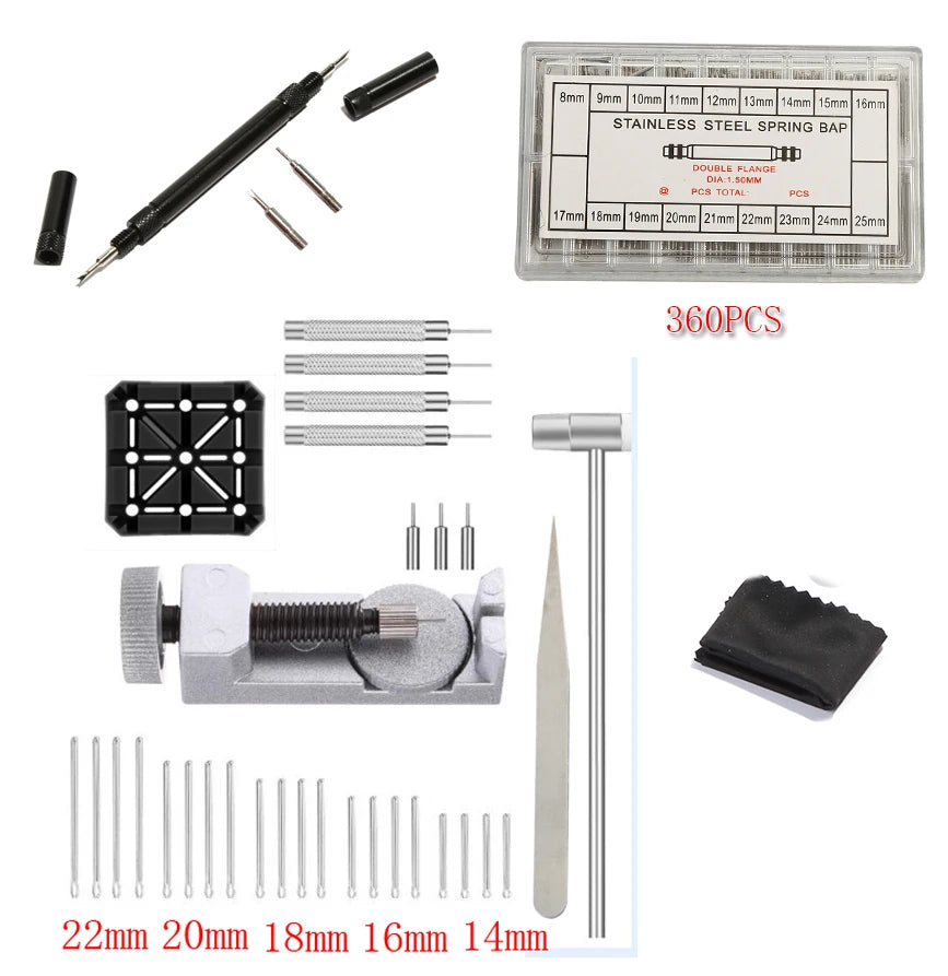 Watch repair tool set  strap remover spring bar accessory tool