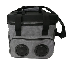 TR-Can Custom Solar Panel Picnic Thermal 15L PE Soft Shoulder Cooler Bag Speakers Subwoofer Parties/Festivals/Beach/School
