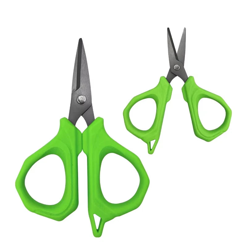 4.4\" Durable Stainless Steel Multifunctional Fishing Plier Saltwater Scissors Braided Line Cutters Rig Shear for Fishing Braid
