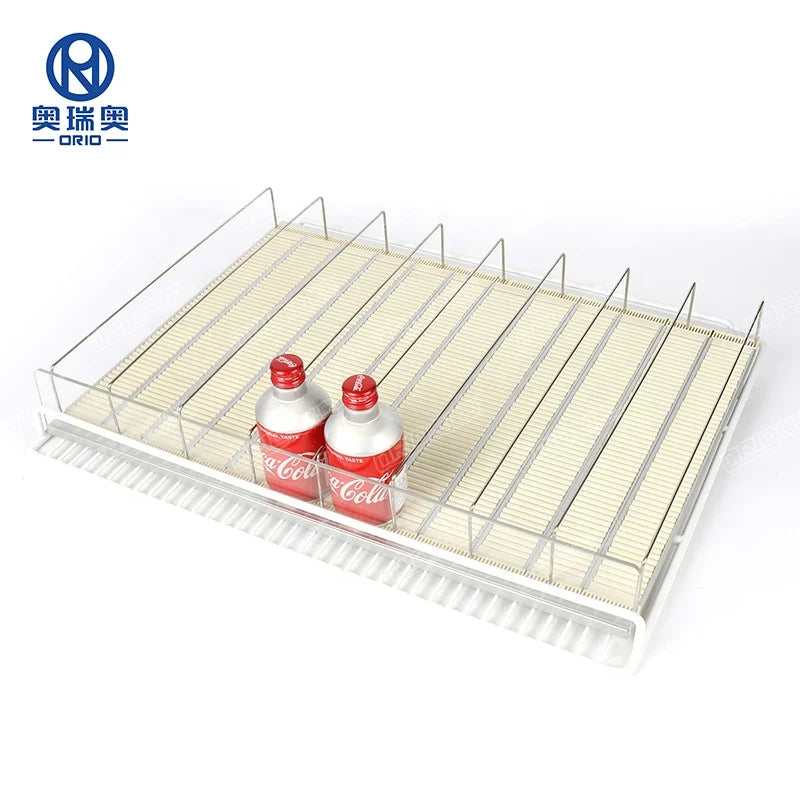 Factory Supply Refrigerator Slide Rails Drink Bottle Slide-out Drawers for Fridges Support Customized