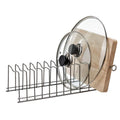 Customized Metal Wire Dish Plate Rack Cutting Board Storage Organizer Kitchen Pot Sheet Lid Rack Holder