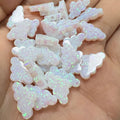 Opal Cloud 7.3x12x2.5mm Full 1.1mm Hole Red Fire OP16 OP17 OP78 Synthetic Cloud Bead for Pendant Necklace