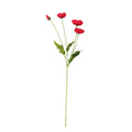 59cm Drop Shipping Wholesale Silk Poppy 3 Heads Artificial Long Stem Flowers
