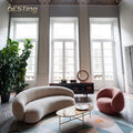 Modern Design Corner Comfortable Banana Sofa U-shaped Corner Sectional Velvet Sofa